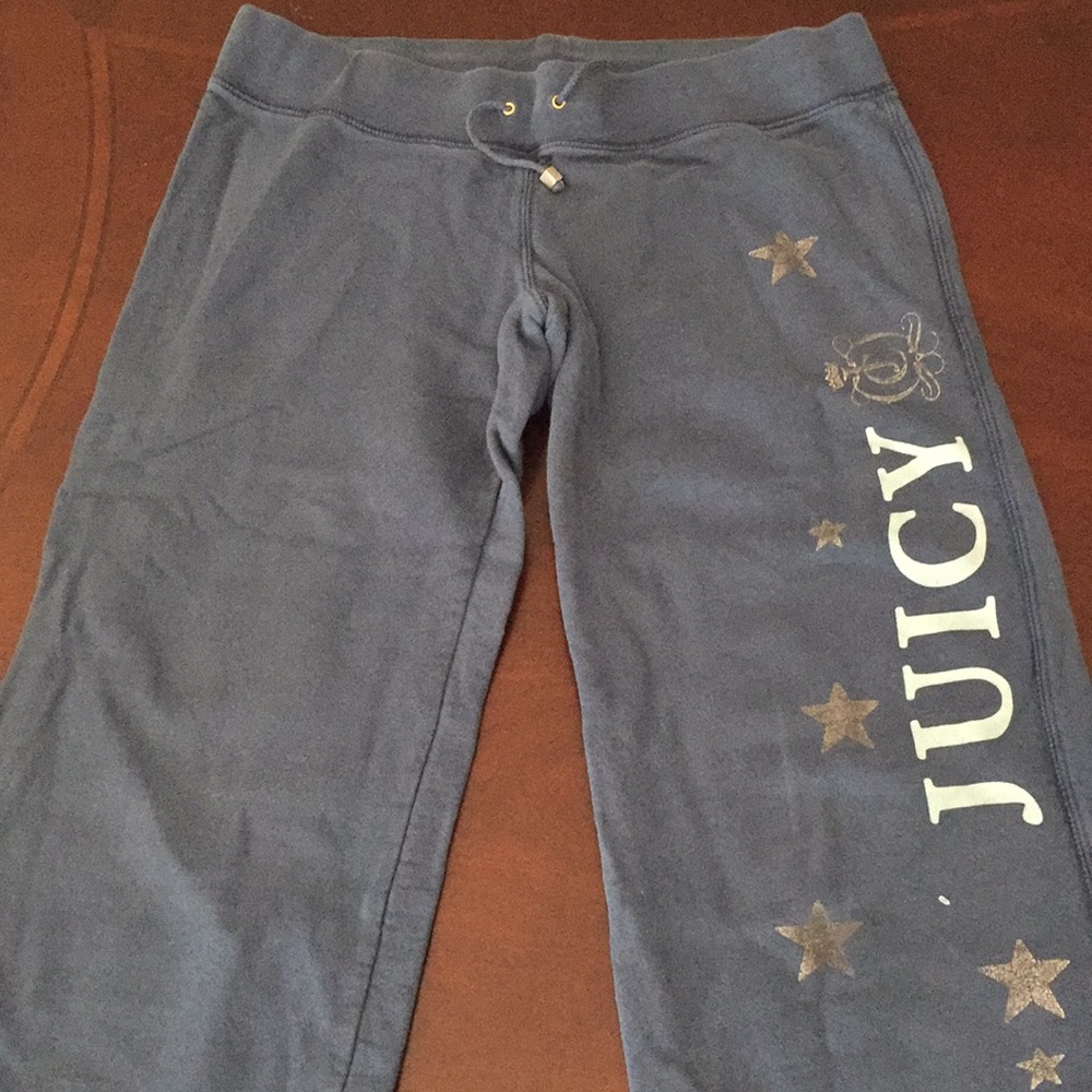 JUICY COUTURE sweatpants, navy blue-size SMALL